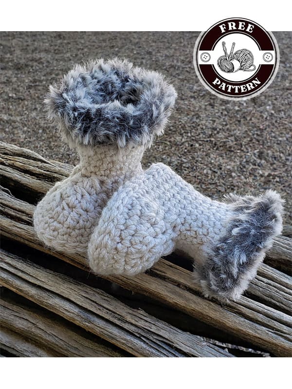 cowgirl crochet baby booties for beginners