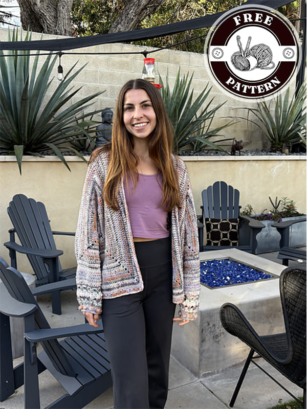 granny crochet bomber jacket pattern