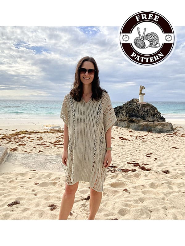 lacy summer poncho crochet pattern