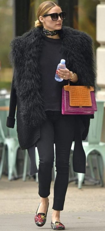 celebrity winter outfits 2021
