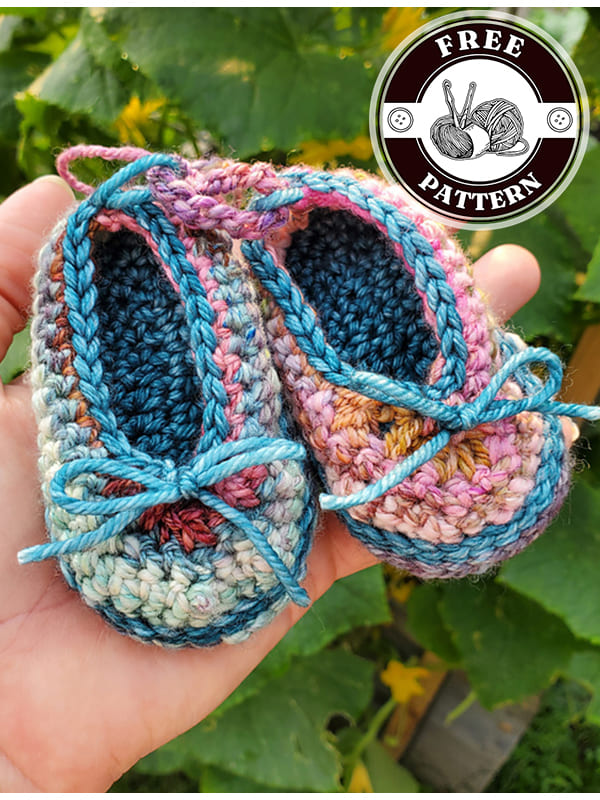 basic easy crochet booties pattern