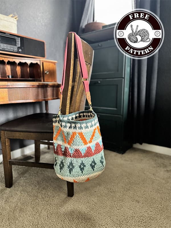 market and daily crochet shoulder bag pattern