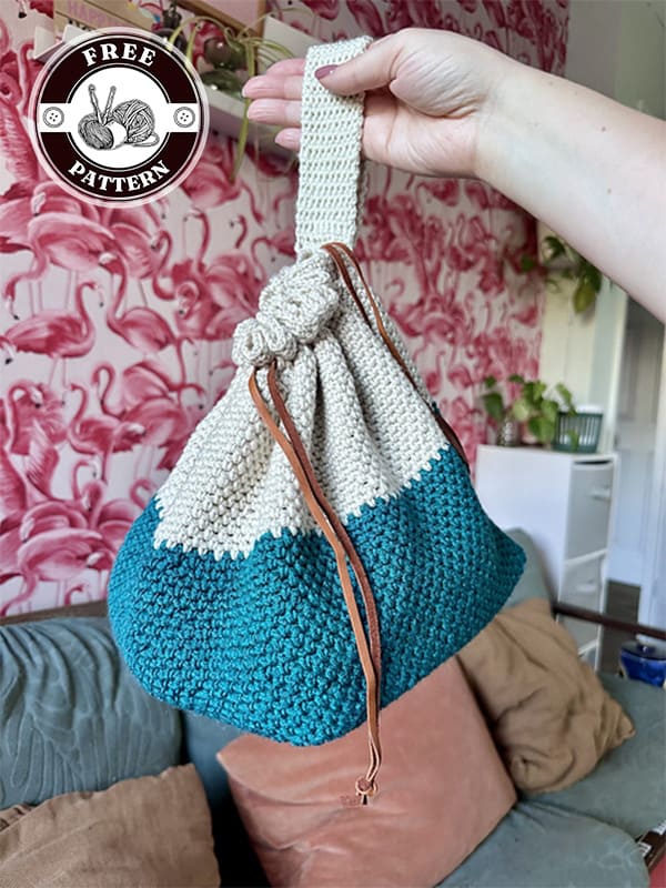 one-piece crochet square bag pattern