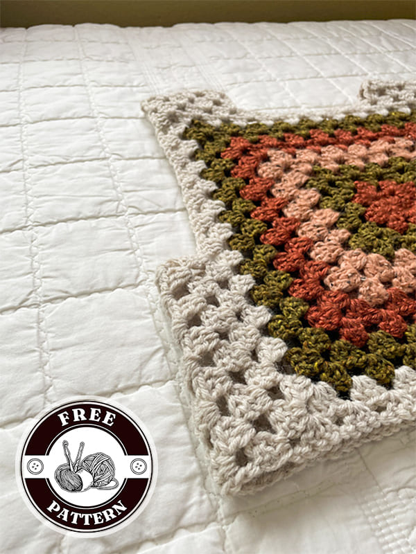 Beginner friendly crochet sweater vest top pattern